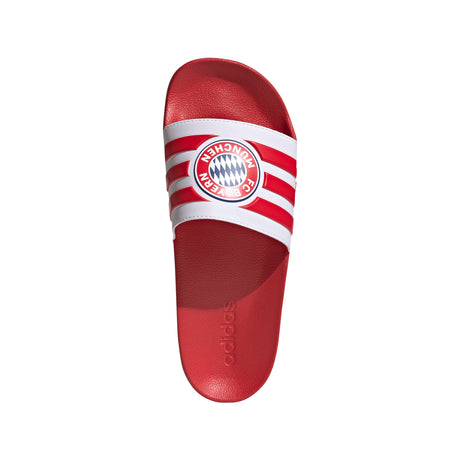adidas FC Bayern Munich Adilette Shower Soccer Slides - Red/White