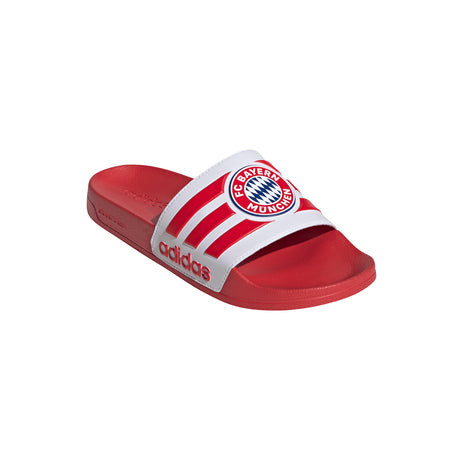 adidas FC Bayern Munich Adilette Shower Soccer Slides - Red/White