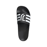 Chanclas de ducha de fútbol Adidas Juventus Adilette - Negro/Blanco