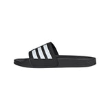 Chanclas de ducha de fútbol Adidas Juventus Adilette - Negro/Blanco