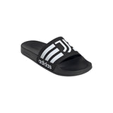Chanclas de ducha de fútbol Adidas Juventus Adilette - Negro/Blanco