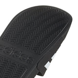 Chanclas de ducha de fútbol Adidas Juventus Adilette - Negro/Blanco