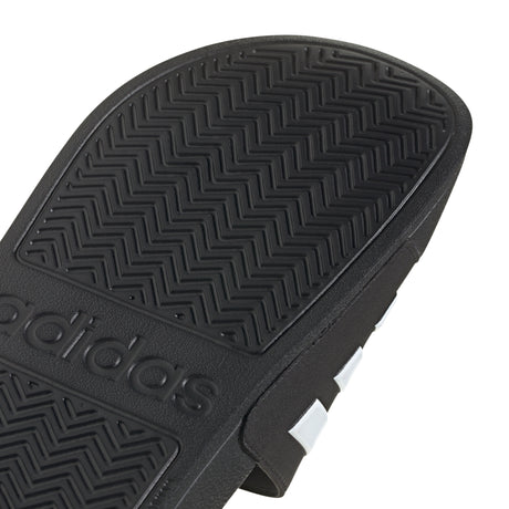 adidas Juventus Adilette Shower Soccer Slides - Black/White