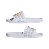 adidas Real Madrid Adilette Shower Soccer Slides - White