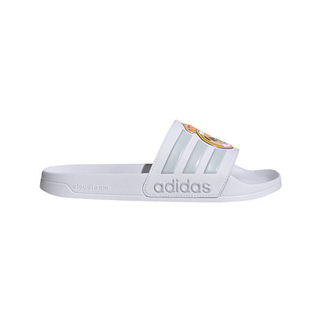 adidas Real Madrid Adilette Shower Soccer Slides - White