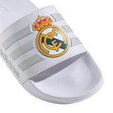 adidas Real Madrid Adilette Shower Soccer Slides - White
