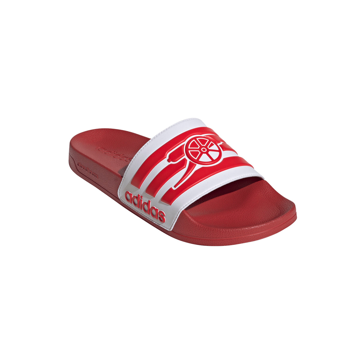 adidas Arsenal Adilette Shower Soccer Slides - Red/White