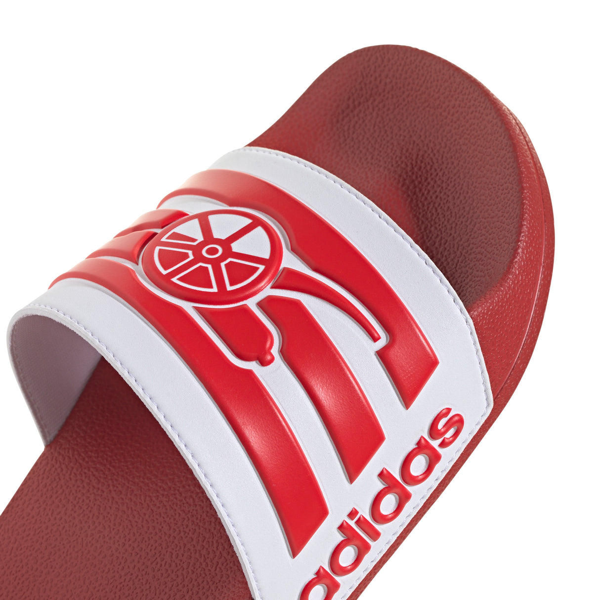 adidas Arsenal Adilette Shower Soccer Slides - Red/White