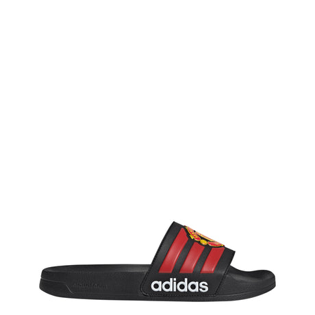 adidas Manchester United Adilette Shower Soccer Slides - Black/Red