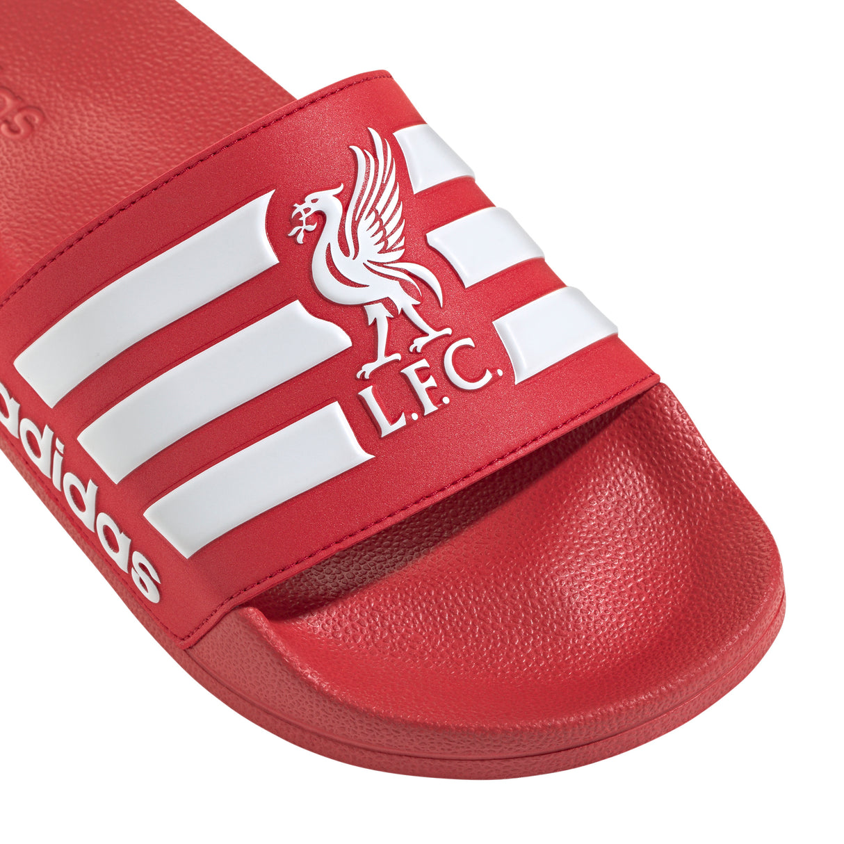 adidas Liverpool Adilette Shower Soccer Slides - Red/White