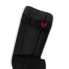adidas Messi Match Shin Guards Youth - Silver/Red/Black