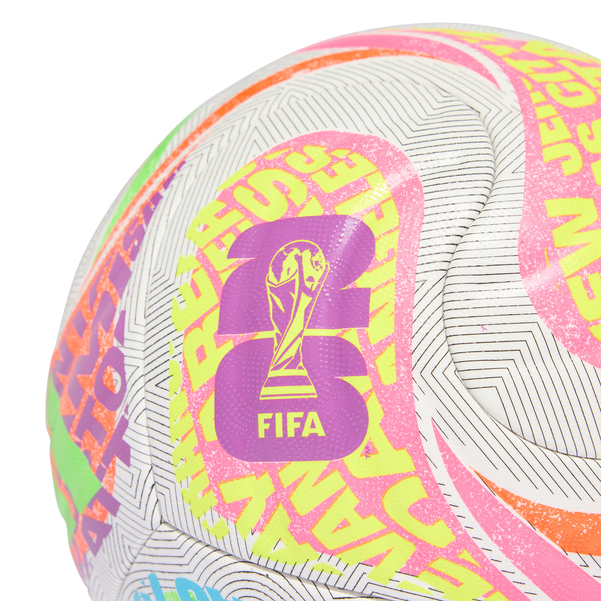 adidas FIFA World Cup 26™ Trionda Competition City Soccer Ball - White/Cyan/Orange - Best Buy Soccer
