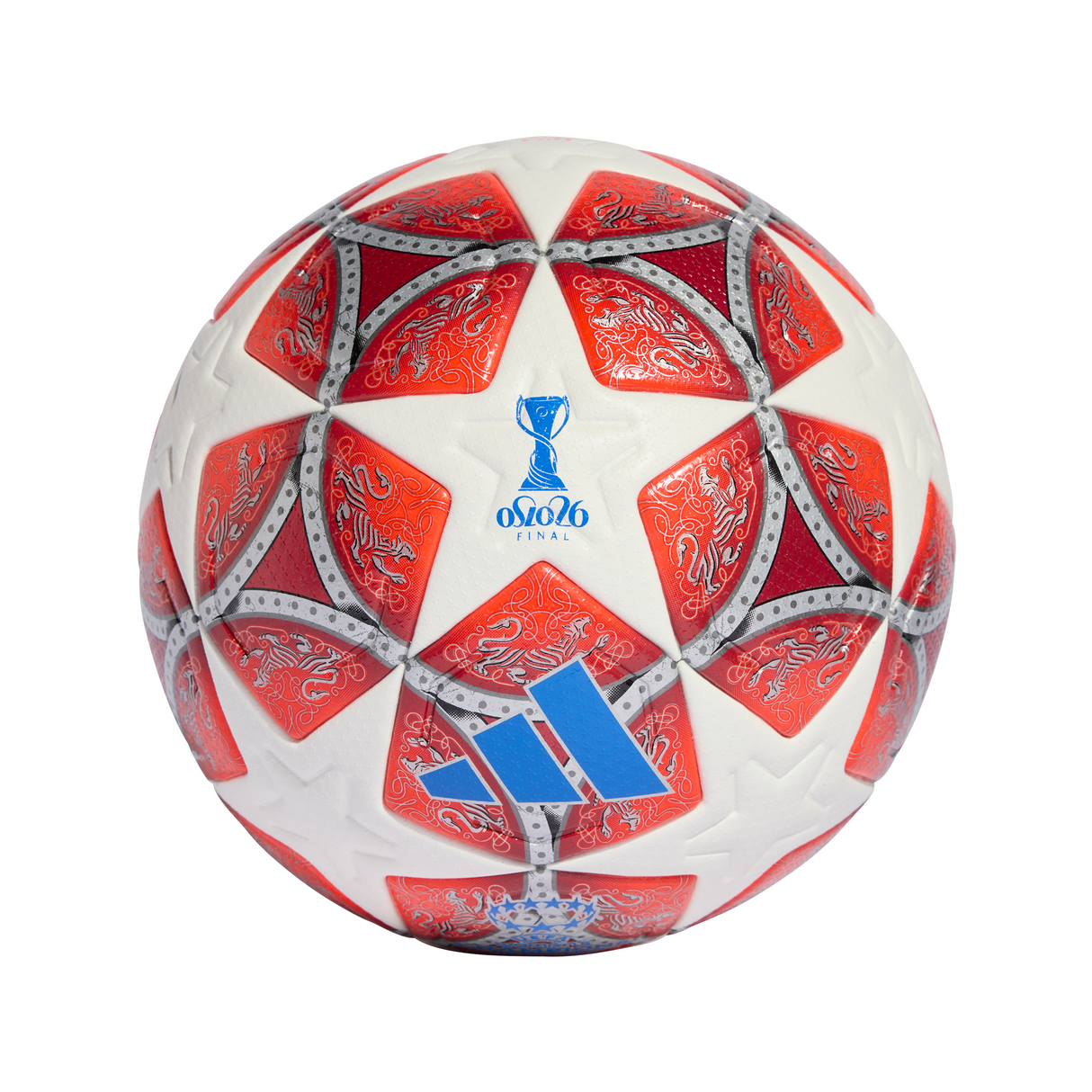 adidas UEFA Women's Champions League Pro Soccer Ball - White/Red