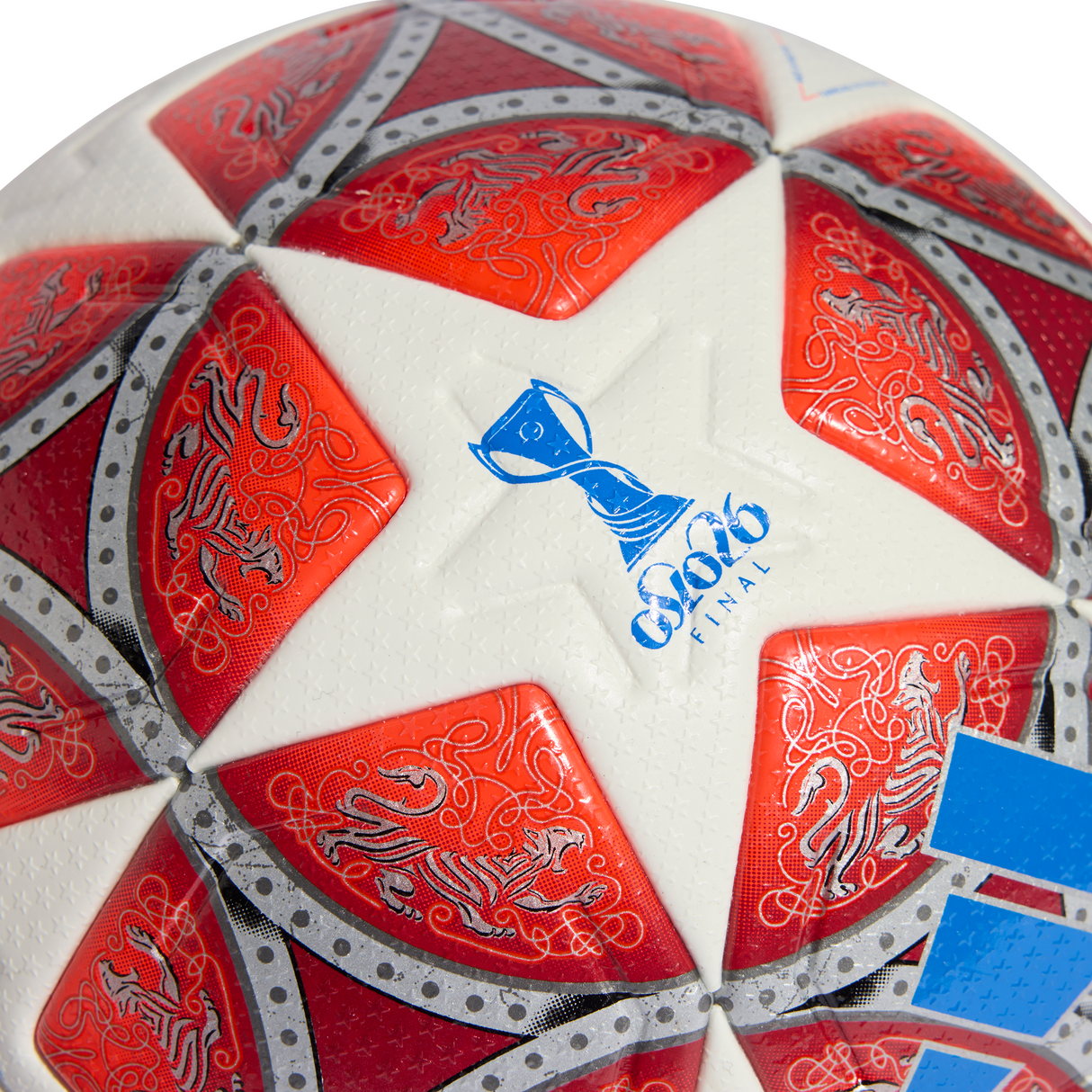 adidas UEFA Women's Champions League Pro Soccer Ball - White/Red