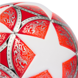 adidas UEFA Women's Champions League Soccer Ball - White/Scarlet