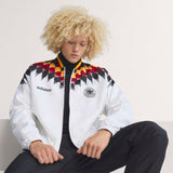 Chaqueta de chándal adidas Alemania 1994 de fútbol para hombre - Blanco/Negro/Rojo