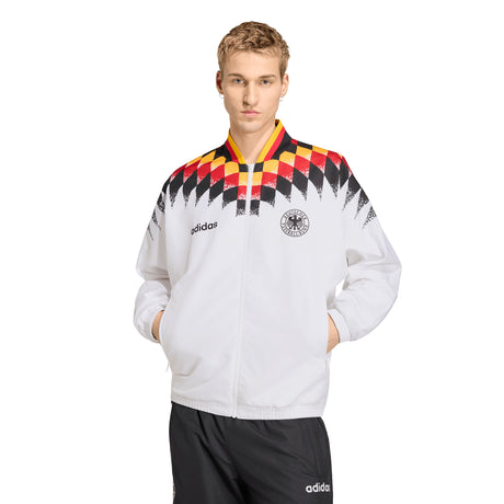 adidas Germany 1994 Men's Soccer Track Top - White/Black/Red