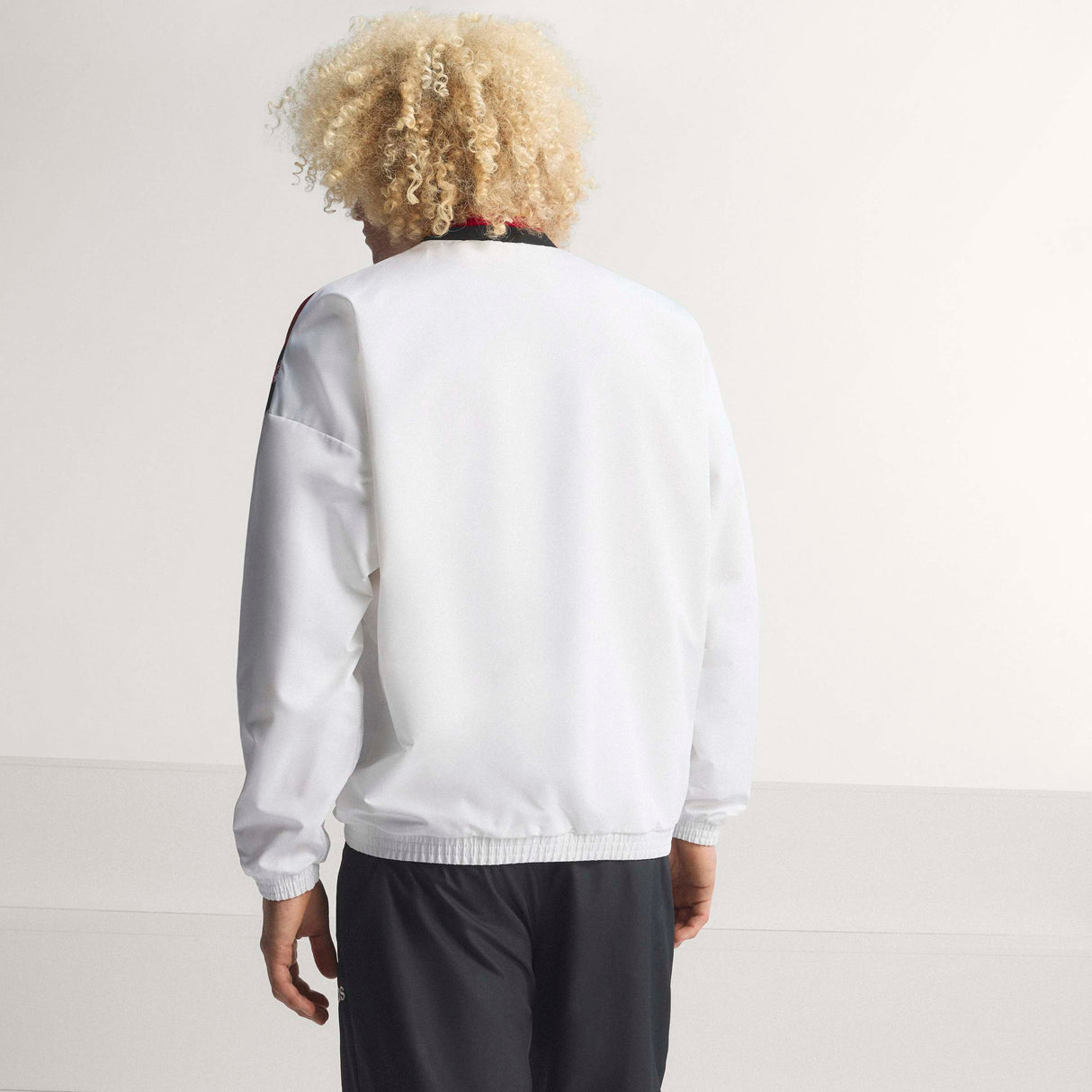 Chaqueta de chándal adidas Alemania 1994 de fútbol para hombre - Blanco/Negro/Rojo