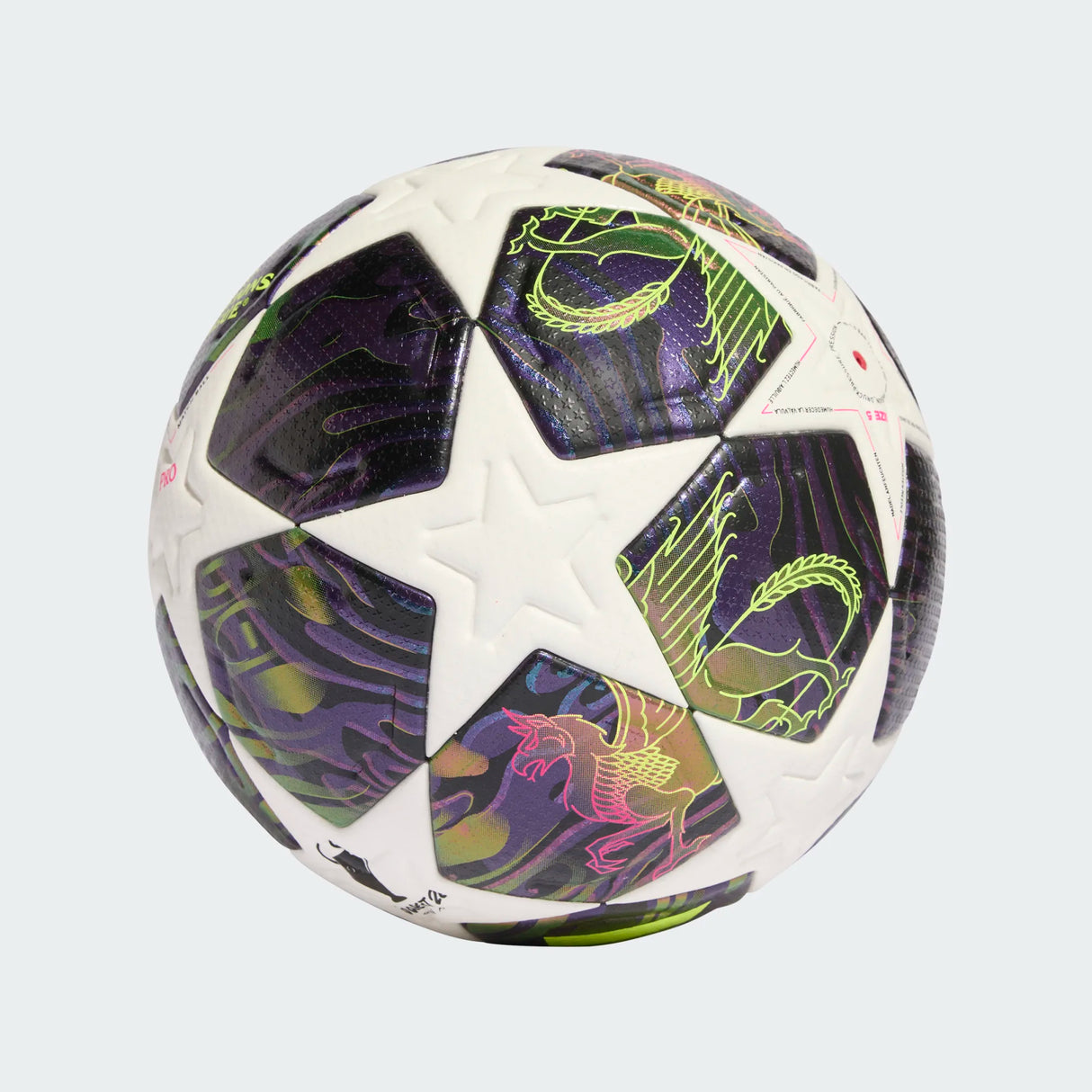 adidas UEFA Champions League Final Pro Soccer Ball - Purple/White/Yellow