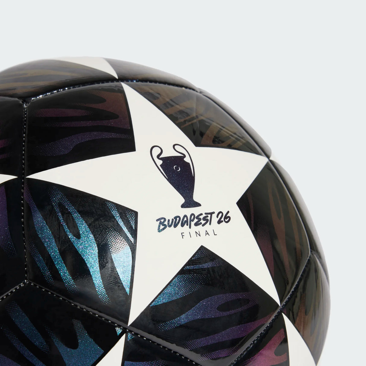 adidas UEFA Champions League Final Club Soccer Ball - Black/White