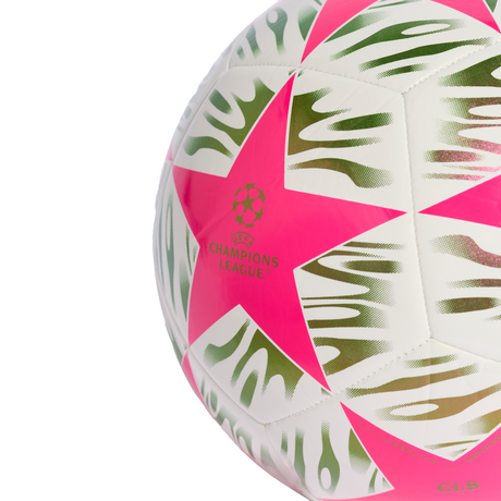 adidas UEFA Champions League Club Soccer Ball 25/26 - Pink/White
