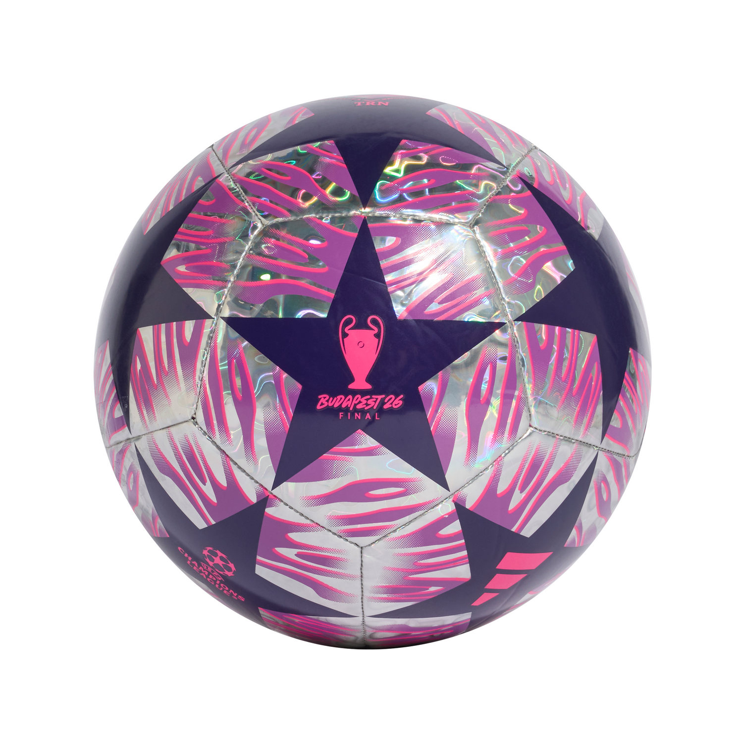 adidas UEFA Champions League Training Foil Soccer Ball 25/26 - Multicolor/Purple