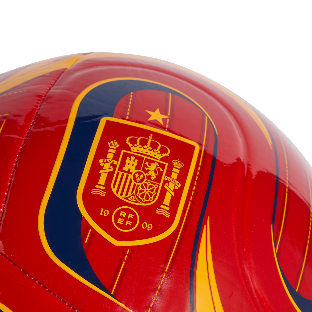 adidas Trionda Spain Home Club Soccer Ball - Red/Yellow