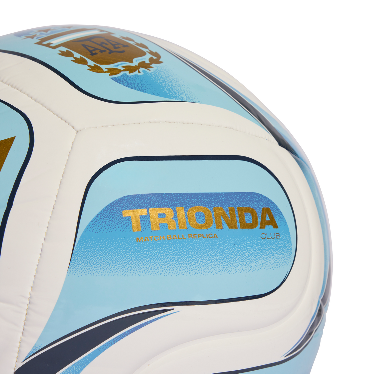 adidas Trionda Argentina Home Club Soccer Ball - White