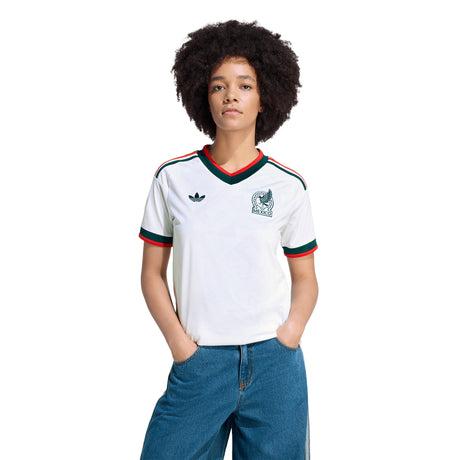 adidas Mexico Away Women's Soccer Jersey 2026 - White