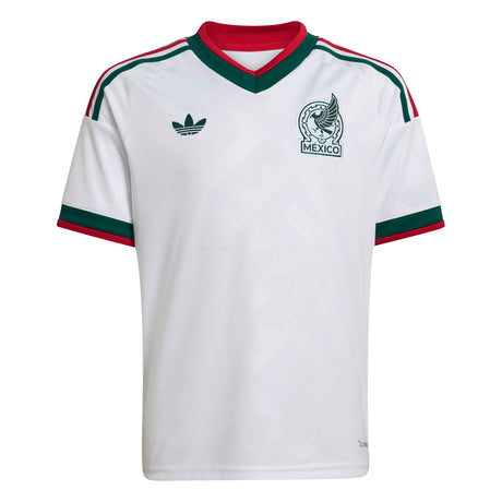 adidas Mexico Away Youth Soccer Jersey 2026 - White
