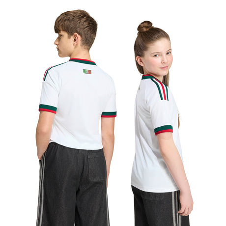 adidas Mexico Away Youth Soccer Jersey 2026 - White