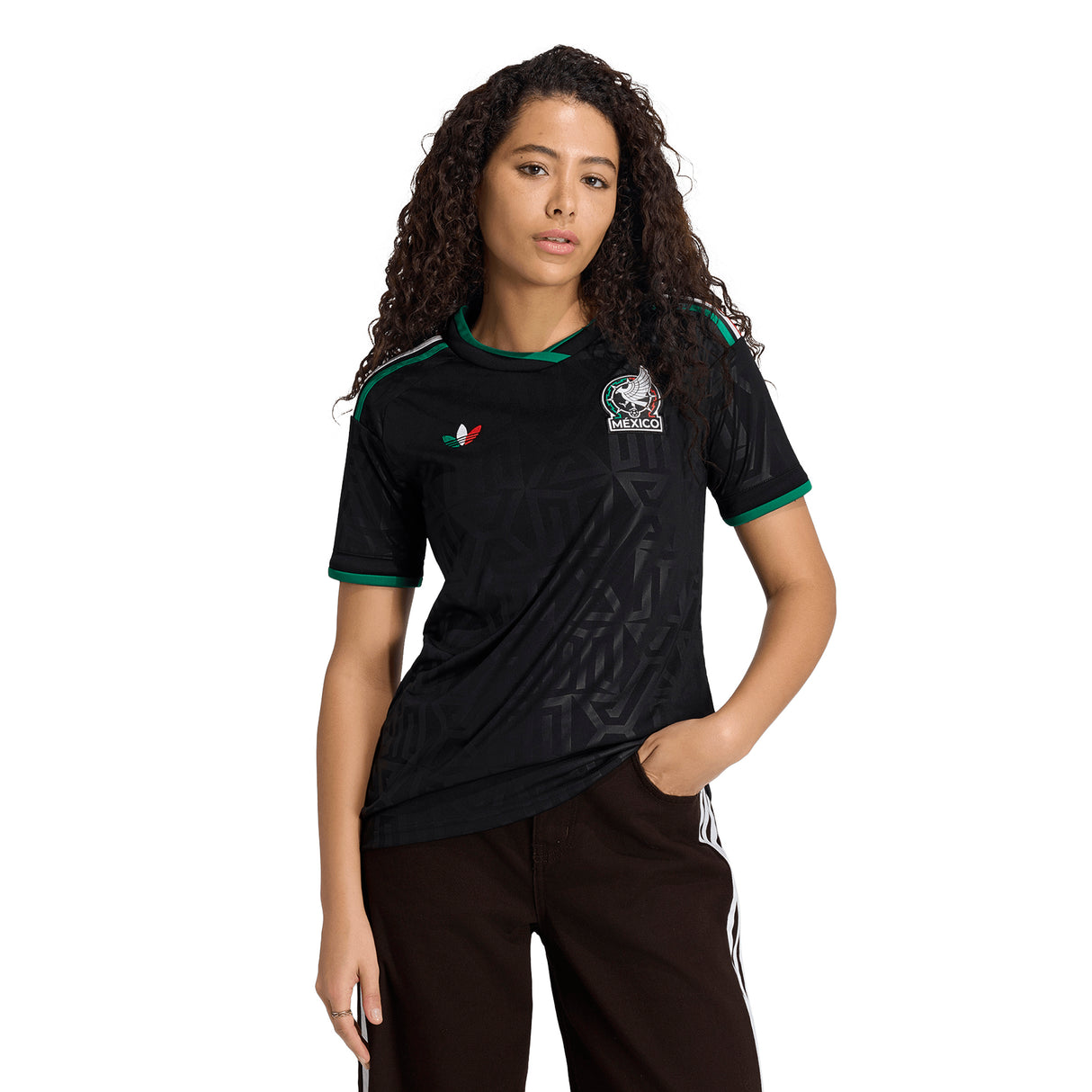 adidas Mexico Third Women's Soccer Jersey 26 - Black