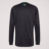 adidas Mexico Third Authentic Long Sleeve Men's Soccer Jersey 26 - Black