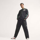 adidas Mexico Third Authentic Long Sleeve Men's Soccer Jersey 26 - Black