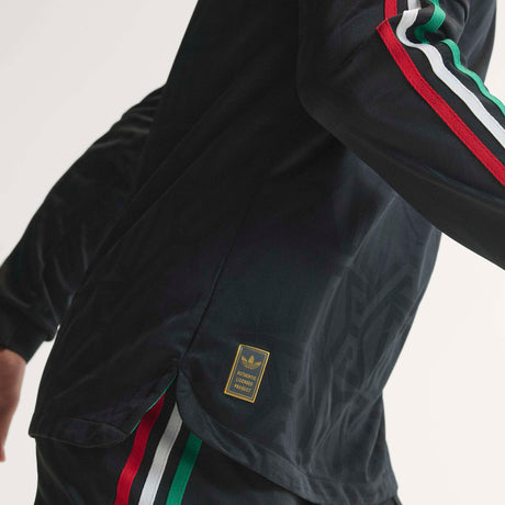 adidas Mexico Third Authentic Long Sleeve Men's Soccer Jersey 26 - Black