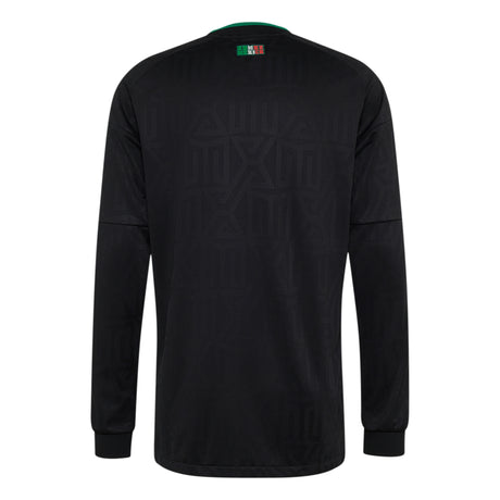 adidas Mexico Third Authentic Long Sleeve Men's Soccer Jersey 26 - Black