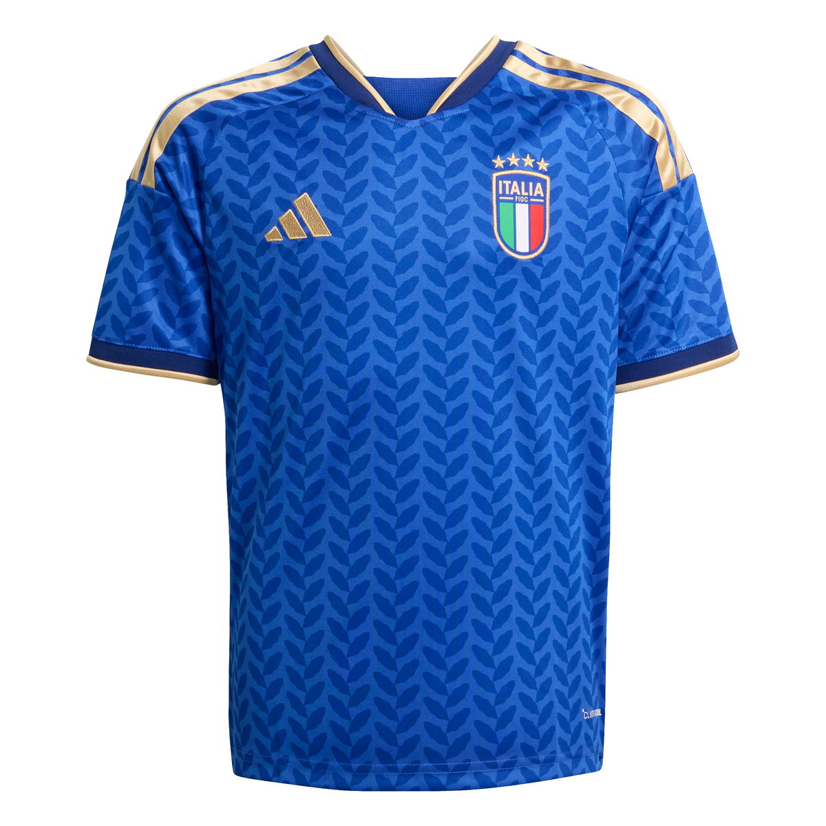 adidas Italy Home Youth Soccer Jersey 26 - Blue
