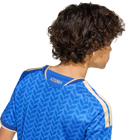 adidas Italy Home Youth Soccer Jersey 26 - Blue