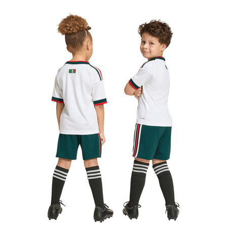 adidas Mexico Away Soccer Mini Set 2026 - White