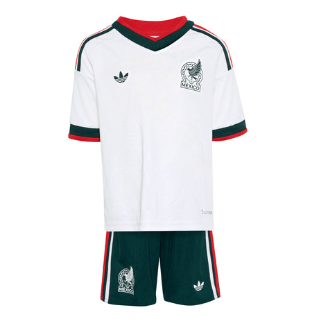 adidas Mexico Away Soccer Mini Set 2026 - White