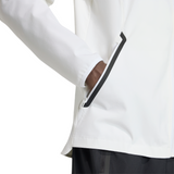 adidas Charlotte FC Tiro Travel Full Zip Men's Soccer Windbreaker - White/Blue