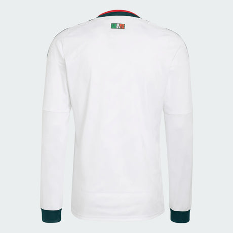 adidas Mexico Away Long Sleeve Men's Soccer Jersey 2026 - White