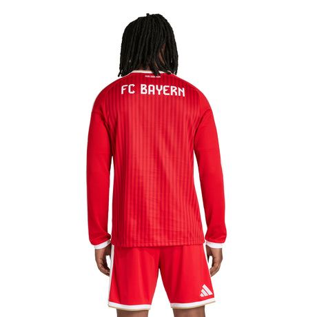 Camiseta de fútbol de manga larga adidas FC Bayern Munich Home para hombre 26/27 - Blanco