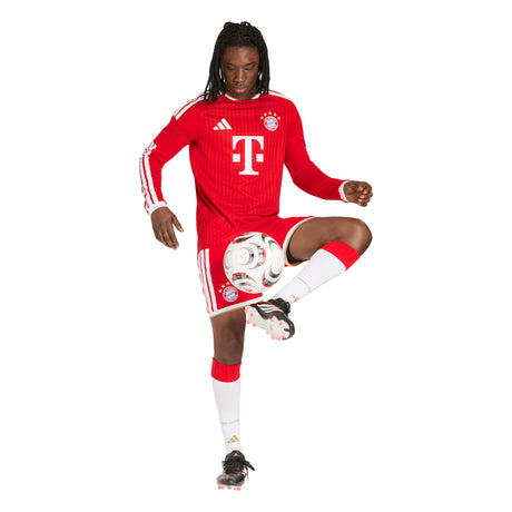 Camiseta de fútbol de manga larga adidas FC Bayern Munich Home para hombre 26/27 - Blanco