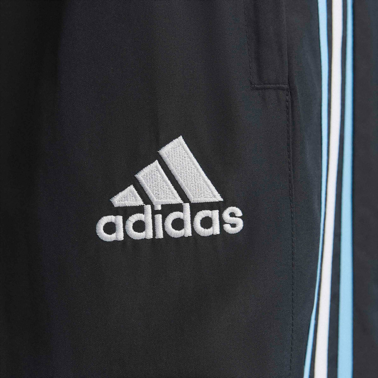 adidas Argentina Men's Soccer Track Pants 2006 - Black/Blue/White