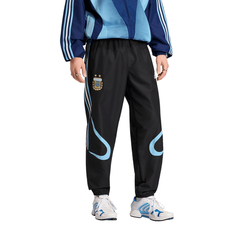 adidas Argentina Men's Soccer Track Pants 2006 - Black/Blue/White