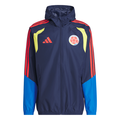 adidas Colombia 26 Tiro All Weather Men's Soccer Jacket - Blue