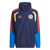 adidas Colombia 26 Tiro All Weather Men's Soccer Jacket - Blue
