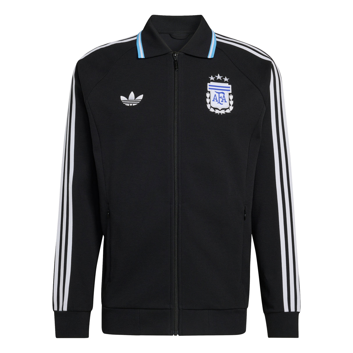 Chaqueta de fútbol adidas Argentina Away Anthem para hombre - Negro