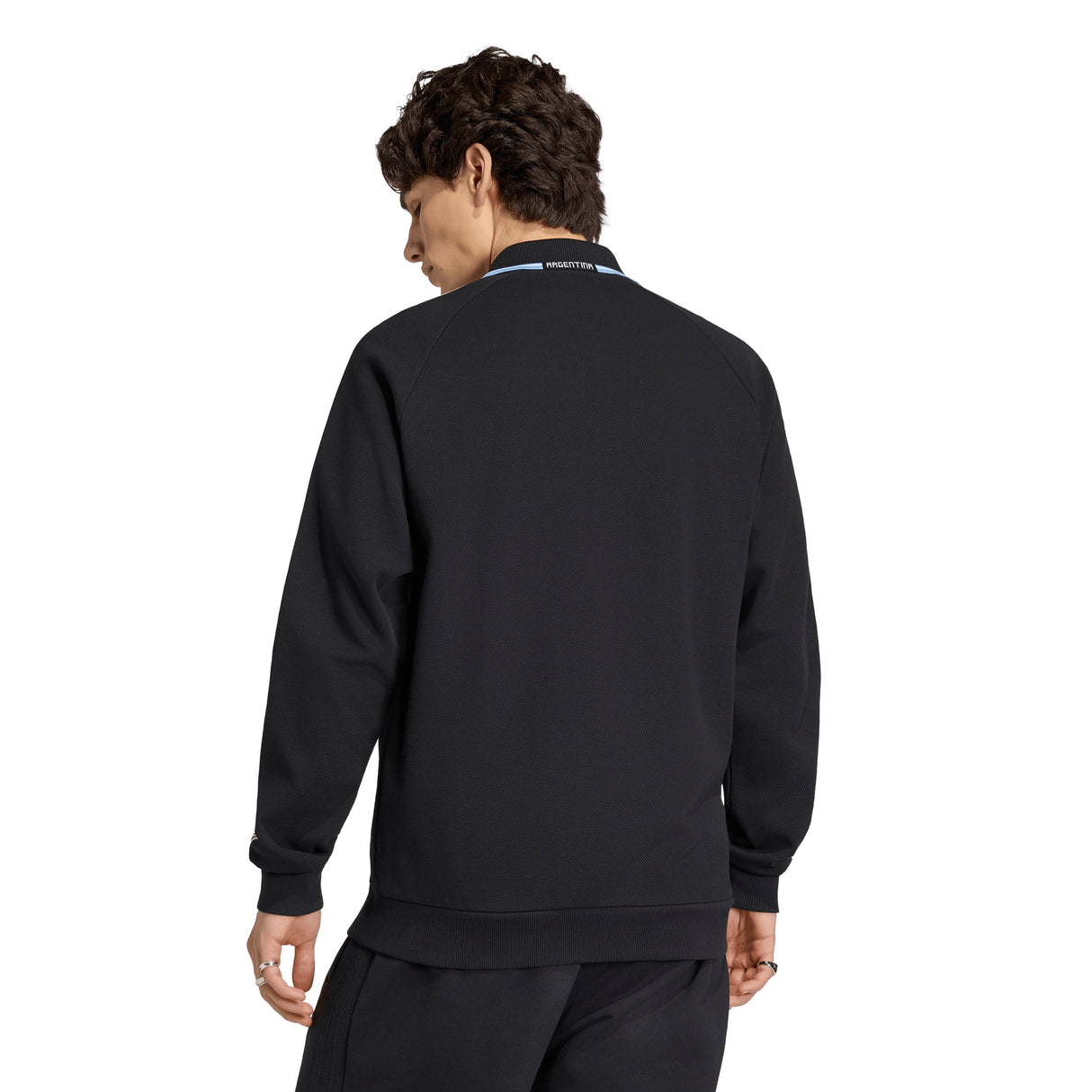 Chaqueta de fútbol adidas Argentina Away Anthem para hombre - Negro